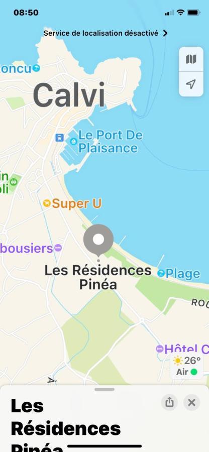 Duplex Calvi Direct Plage Exterior photo